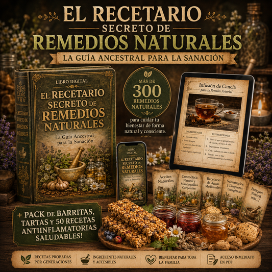 THE SECRET RECIPE BOOK OF NATURAL REMEDIES: The ancestral guide to creating natural solutions at home 🌿🎁 + Bonuses and Gifts